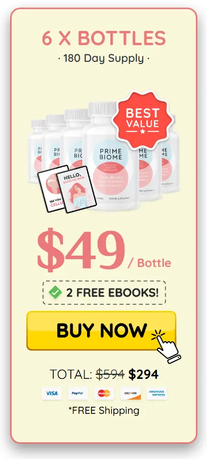 PrimeBioMe Price 6 Bottle